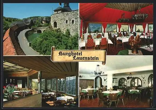 AK Lauenstein / Ofr., Burghotel auf Burg Lauenstein, Bes. Fam. Wagner
