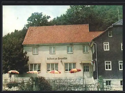 AK Ebersdorf / Coburg, Gasthaus Zur Bergmühle