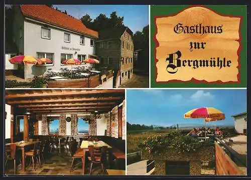 AK Ebersdorf / Coburg, Gasthaus Zur Bergmühle, Bes. Franz Knauer
