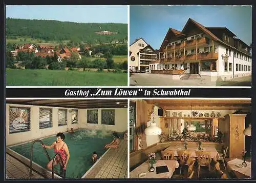 AK Staffelstein-Schwabthal / Obfr., Gasthof-Pension zum Löwen, Fam. Wolfgang Dinkel