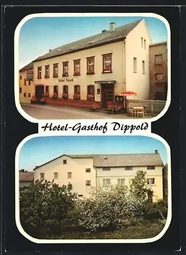 AK Köditz b. Hof, Hotel-Gasthof Dippold, Hauptsrr. 29