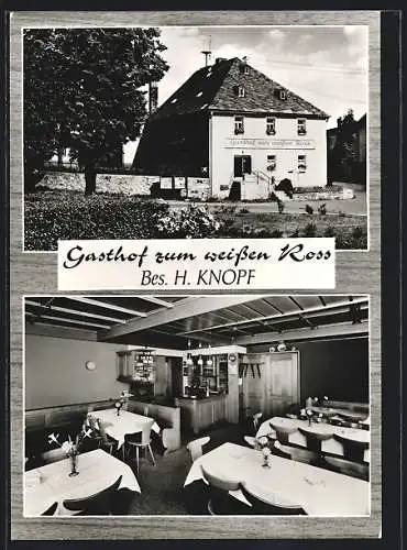 AK Groschlattengrün, Gasthof zum weissen Ross