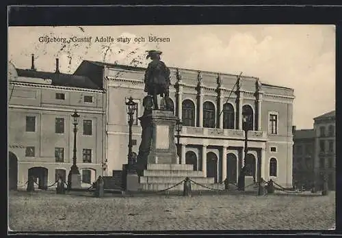 AK Göteborg, Gustaf Adolfs staty och Börsen