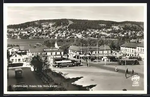 AK Östersund, Frösön fran Stora Torget