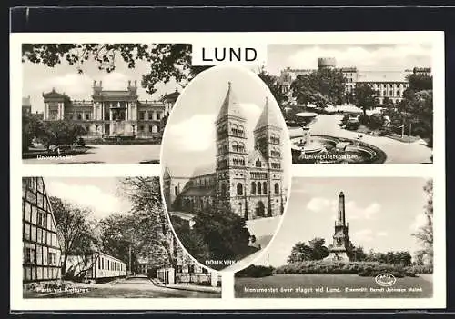 AK Lund, Universitetet, Domkyrkan, Parti vid Kulturen