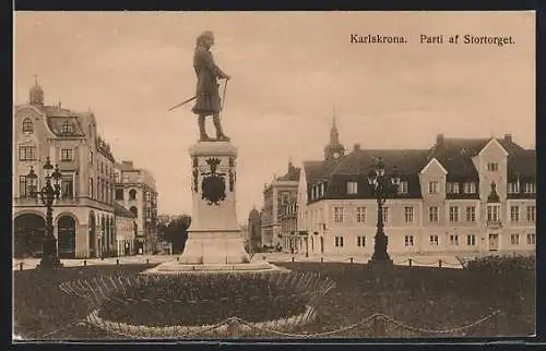 AK Karlskrona, Parti av Stortorget