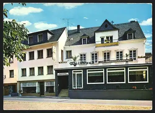 AK Ernst /Mosel, Hotel Weinhaus zur Winzergenossenschaft, Moselstrasse 96-97