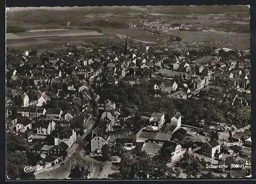 AK Schwerte /Ruhr, Fliegeraufnahme der Ortschaft