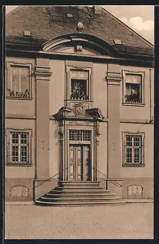 AK Alt-Miltenberg a. M., Die Königliche Post mit dem interessanten Portal, Erbaut 1712