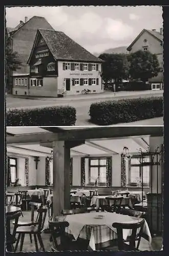 AK Freiburg i. Br., Die Gaststätte Bankepeter, mit Gaststube, Inh. Hch. Casagranda