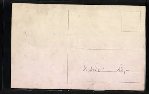 AK dürres Pferd zieht in einer Pferdekutsche einen übergewichtigen Herrn