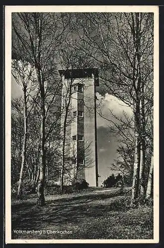 AK Oberkochen, Aussichtsturm auf dem Volkmarsberg