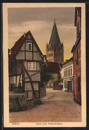 AK Soest, Blick zum Patrokli-Dom