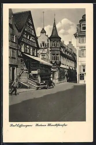 AK Bad Kissingen, Weigands Gaststätte an der unteren Marktstrasse