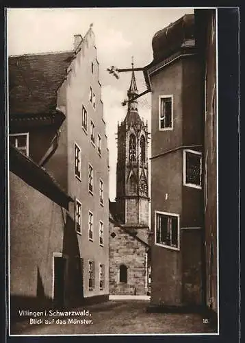 AK Villingen-Schwenningen, Blick auf das Münster