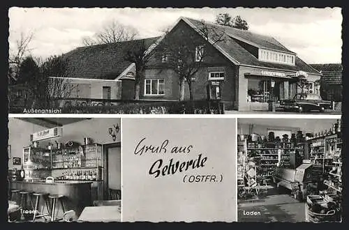 AK Selverde, Gasthaus & Gemischtwaren von Friedrich Gerdes