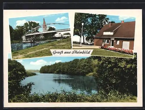 AK Steinbild, Gasthaus Albers, Seeblick