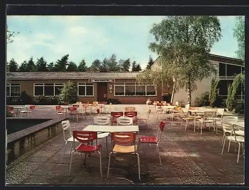 AK Surwold, Terrasse des Waldhotels, Inh. G. Huhsmann
