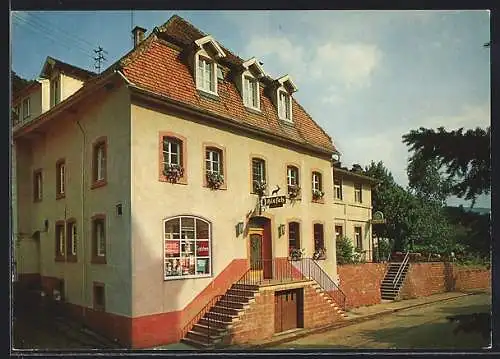 AK Lindenberg / Pfalz, Hotel-Pension Zum Hirsch, Bes. Richard Pfaffmann