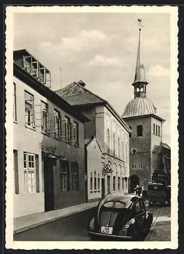 AK Oldenburg / Oldenburg, Lappan-Strasse mit Gasthaus Kaiserhof