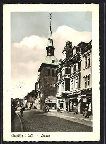 AK Oldenburg i. Oldb., Lappan und Geschäfte