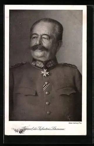 AK General der Infanterie Litzmann mit Pour le Merite, Heerführer
