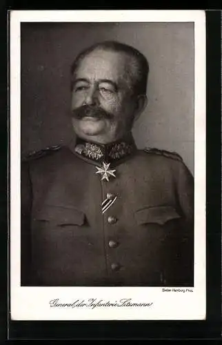 AK General der Infanterie Litzmann mit Pour le Merite, Heerführer