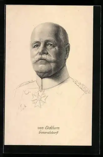 Künstler-AK Generaloberst von Eichhorn