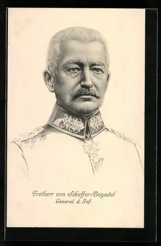 AK Heerführer Freiherr von Scheffer-Boyadel, General d. Inf.