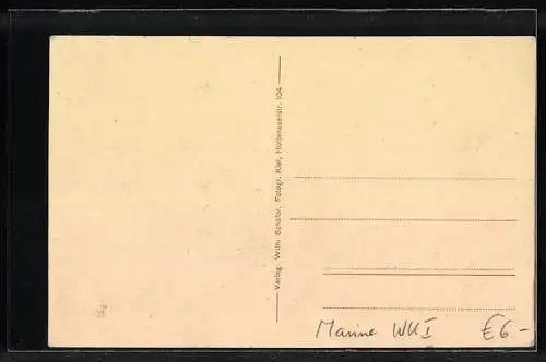 AK Kreuzer Berlin in Fahrt