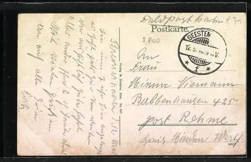 AK Kriegsschiff S.M.S. König Albert