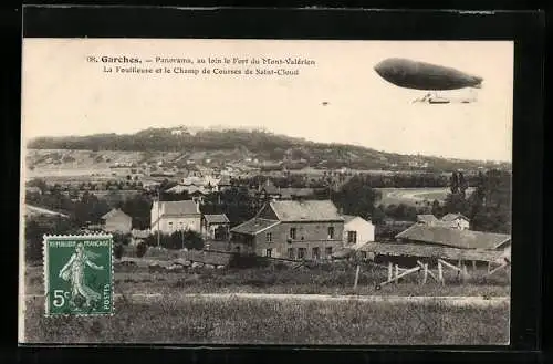 AK Garches, Panorama, Zeppelin
