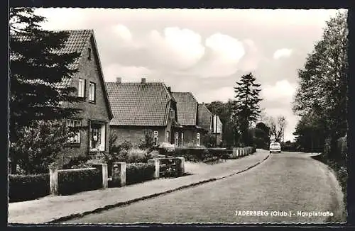 AK Jaderberg /Oldb., Wohnhäuser an der Hauptstrasse