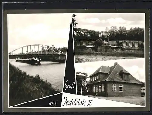 AK Jeddeloh II /Oldenbg., Gasthof Zum Goldenen Anker, Bes. Joh. Frerichs