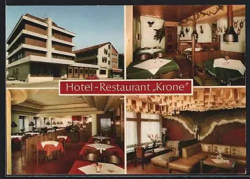 AK Steinenbronn bei Stuttgart, Hotel-Restaurant Krone, Inh. Fam. Kurt Schienle