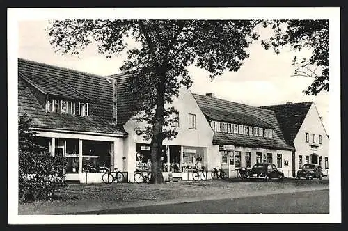 AK Harkebrügge /Oldb., Gasthof Ww. Joh. Hempen