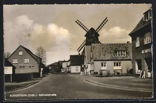 AK Augustfehn /Oldb., Mühle in der Mühlenstrasse
