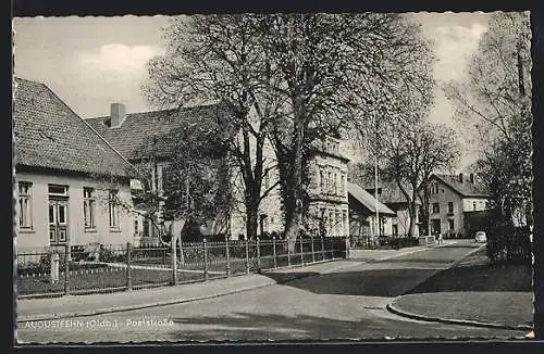 AK Augustfehn /Oldb., In der Poststrasse