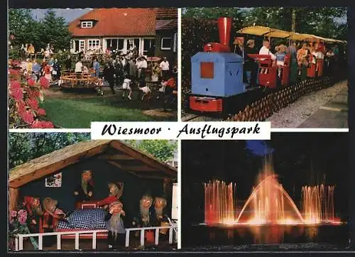 AK Wiesmoor, Ausflugspark Torfkrug, Märchenpark, Minibahn Jan Klein