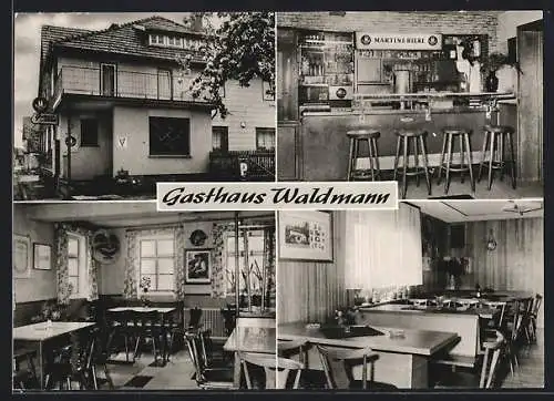 AK Hebenshausen, Gasthaus Waldmann, Bes. F. Heinemann