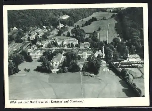 AK Bad Brückenau, Blick auf Kurhaus und Sinntalhof