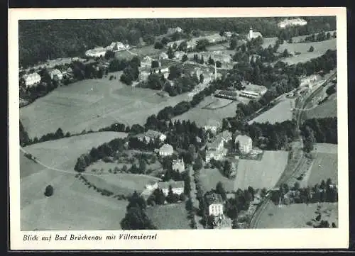 AK Bad Brückenau, Blick über das Villenviertel