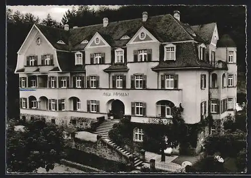 AK Bad Brückenau, Blick auf das Hotel Villa Füglein