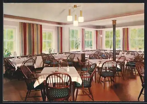 AK Ditzenbach, Haus-Café Poststüble, Innenansicht