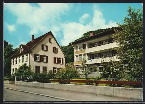 AK Bad Ditzenbach, Haus Hiltenburg und St. Raphael