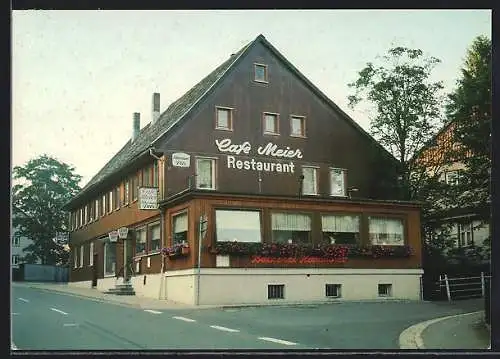 AK Altenau / Harz, Restaurant Café Meier, P. und A. Moock, Breite Strasse 32