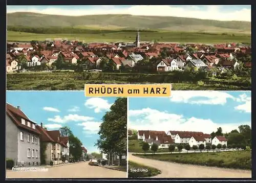 AK Rhüden am Harz, Frankfurter Strasse und Siedlung