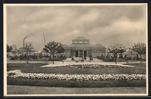 AK Bern, Schweizerische Landesausstellung 1914, Neufeld, Wehrwesen