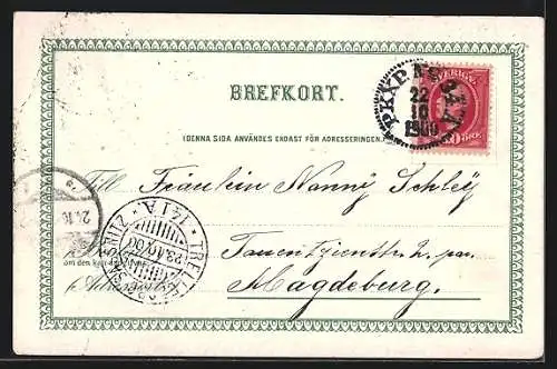 Lithographie Stockholm, Utställningen 1897, Turistpaviljongen