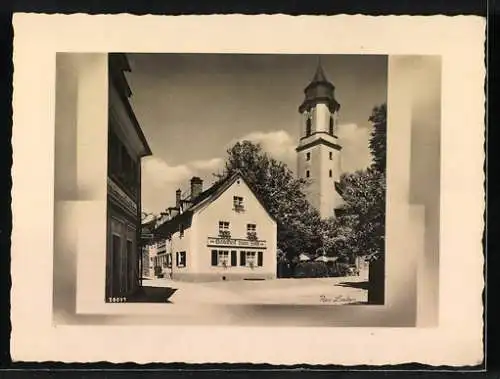 Vertreterkarte Lindau i. Bodensee, Gasthof Zum Stift, bei der Stiftskirche, Vertreter: Bley-ilgen